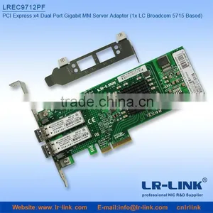 Special Offer BCM5715S PCI Express 1000FX Fiber Optic LC Connector Gigabit Ethernet Nic thumbnail-1