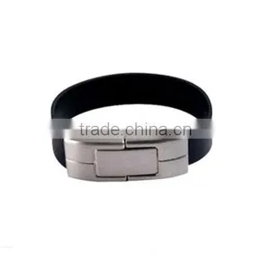 2016 Cable Bracelet Leather Usb Flash Drive 1gb thumbnail-5