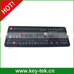 Industrial Membrane Keyboard Stand Alone With Ruggedized & Sealed Touchpad thumbnail-3