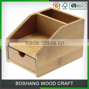 Mini Bedroom Office Wooden Stationery Set thumbnail-1