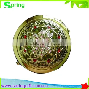 Hot Selling New Fancy Flower Light Cosmetic Pocket Makeup Mirror for Lady's Make up Quality Choice thumbnail-1
