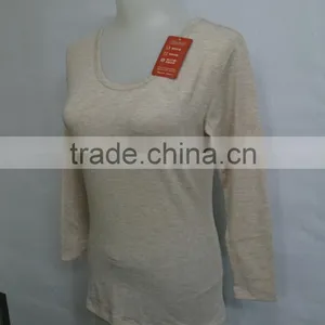 Eco-friendly Stay Warm Long Sleeve Winter Thermal Underwear T-Shirt thumbnail-3
