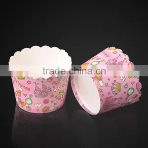 JM148 BAKEST Medium Castle Pattern High Temperature Resistance Muffin Cake Paper Cup High Quality Baking Tools thumbnail-4