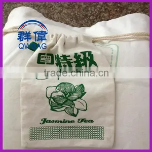 Jute / Cotton /canvas Drawstring Bag, Cute Jute Gift Bag, Jute Draw String Bag thumbnail-5