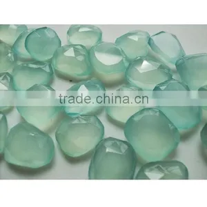 Best Quality Aqua Chalcedony Mix Shape Loose Cut Gemstone thumbnail-1