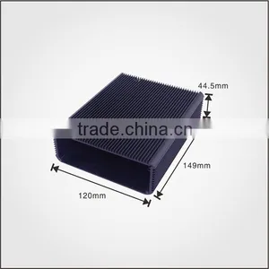Anodizing Aluminum Electronics Enclosure Heatsink in Black Color thumbnail-1