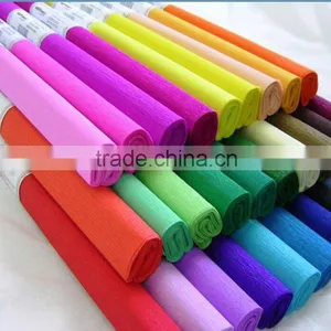 Hot Sale Colorfast&Flameproof Crepe Paper in Sheet/Roll Quality Choice thumbnail-4