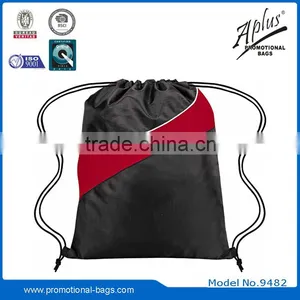 All Colours 210D Polyester Hot Sale Drawstring Bag for Promotional thumbnail-1