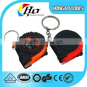 1M/6mm Printing Logo ABS Case Mini Measure Tape for Key Chain With One Stop thumbnail-5