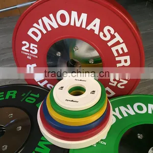 Professional Double Colored Olympic Weight Bumper Plate thumbnail-1