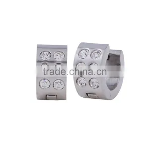 Hot Selling Unisex Huggie Earrings Stainless Steel Earrings Wholesale thumbnail-2