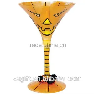 Wholesale Halloween Glass Crafts Wine Glasses Home Decor Cocktail thumbnail-1