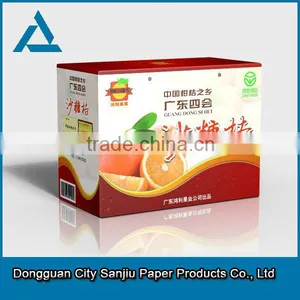 Custom Fruit Carton Box Paper Fruit Box For Orange thumbnail-1