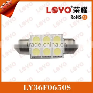 6 PCS Smd 5050 Light Festoon 36mm Led Car Light thumbnail-1