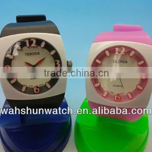 2013 Trend Design Analog Digital Chronograph Lady's Silicone Wristwatch thumbnail-1