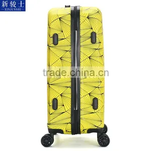 Good Quality Flower Print ABS PC Luggage Eminent Hard Luggage thumbnail-3
