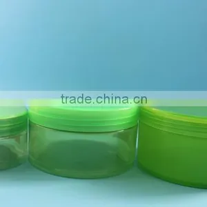 100ml 100g Empty Green Transparent PET Plastic Jar Container for Cosmetic Packaging thumbnail-4