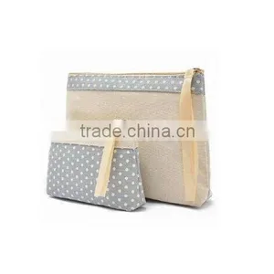 Mini Waterproof Canvas Cosmetic Bag thumbnail-5