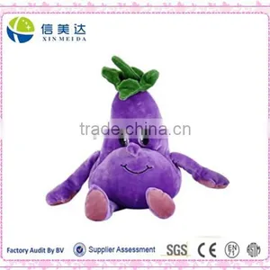 Plush Xmas 30cm Soft Vegetable Eggplant Toy thumbnail-1