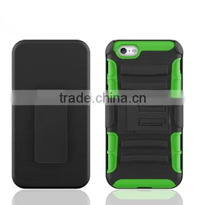 3in1 Hybrid Robot Armor Kickstand Phone Defender Case for Iphone6 Stand Cover Case thumbnail-4