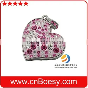 Beautiful Heart Shape Lovely Gift Usb Memory Stick thumbnail-1
