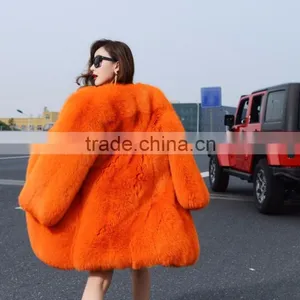 2016/2017 New Fashion Fur Coat/Women Fox Fur Coat/Winter Fox Fur Coat KZ160097 thumbnail-4