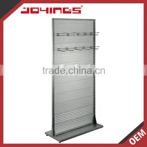 Silver Color Floor Standing Anodised Aluminium Display Rack thumbnail-1