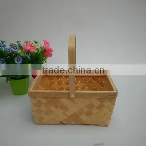 The Stylish Wood Weaving Easter Basket thumbnail-1