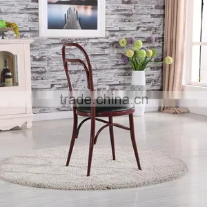 New Metal Restaurant Dinning Chairs With Cushions T001 thumbnail-5
