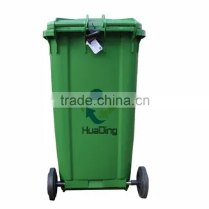 Factory Price !!! Top Quality Outdoor 240 Liter Plastic Waste Bin With Wheels thumbnail-3