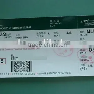 Airline Thermal Paper Boarding Passes Tickets Printed thumbnail-4