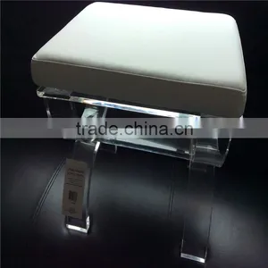 Acrylic Clear Counter Stool Set thumbnail-2