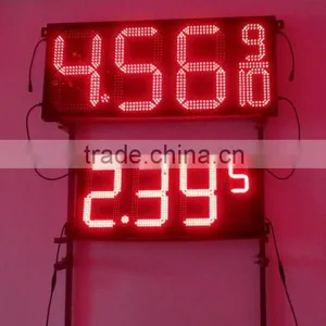 LED Gas Price Sign Changer 12" Red *Value Priced* Ultra Slim-USA Standard thumbnail-1