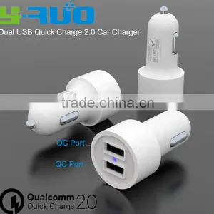 2016 Newest Porduct Dual QC Ports Car Charger for Samsung HTC Google With Output 5V 2.4A 9V 2A 12V 2A thumbnail-2