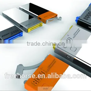 New Products 2016 Innovative Product Dual USB Mobile Phon High Capacity Portable Power Bank 8000mah With Aluminium Alloy and ABS thumbnail-1