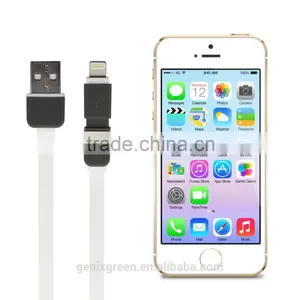 2015 Best Flat Cord Wire and Data Cable Hot Selling Flat Usb Cable Charger for All Smart Phone thumbnail-5