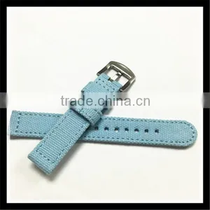 High Quality Canvas Ring 2 Parts Watch Canvas Strap thumbnail-1