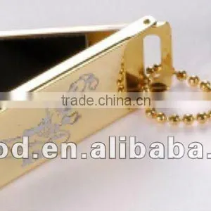 Key Chain USB Golden Metal thumbnail-1