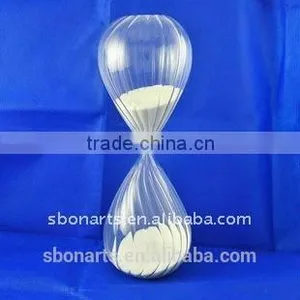 Handmade 10" Hour Glass With Color Sand thumbnail-1