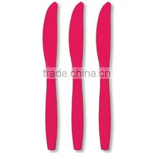Bright Color Plastic Disposable Cutlery/colored Knife and Tray Set thumbnail-1