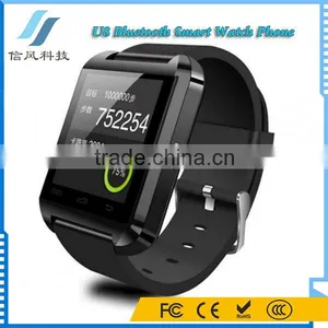 U8 Bluetooth Smart Watch Phone 3G Wifi for Samsung for IPhone for HTC Android IOS Black thumbnail-4