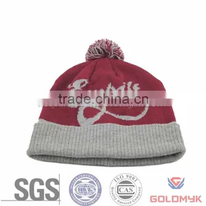Custom Winter Hats With Ball on Top thumbnail-1