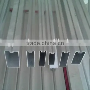 6063T5/6061T6 Aluminum Glass Curtain Wall Frame Extrusion With Anodized Silver thumbnail-4