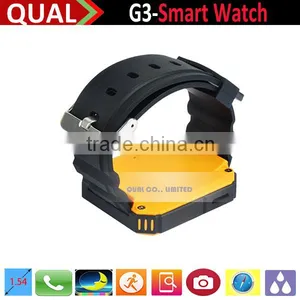 2015 New Sport Watch Phone With GPS/Heart Rate Monitor Waterproof Smart Watch Phone Sync IOS Android System C thumbnail-1