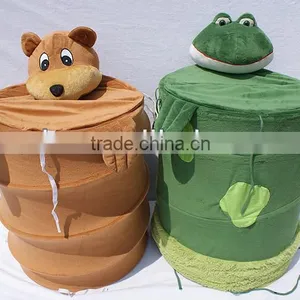 Folded and Collapsible Toy Storage Hamper thumbnail-1