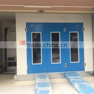 JF Used Portable Spray Booth for Sale Minibus Painting Room Economic Paint Bake Booth Cheap and High Effeciency thumbnail-1