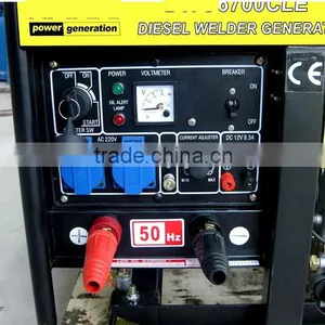 50HZ 60HZ 200A Diesel Welding Generator Open Frame Type 188F thumbnail-2