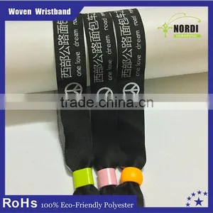 Single Time Using Custom Festival Woven Fabric Wristband for Event/Bracelet/Wristband Strap thumbnail-3