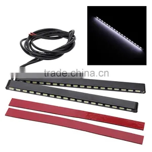 2pcs Super Bright 5730 SMD Car 18LEDs Lights DRL Daytime Running Light Bar Fog Driving Lamps Water-resistant IP65 thumbnail-1