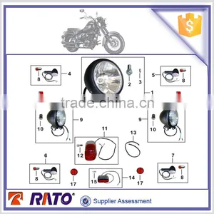 Quality Guarantee Hot Sale Motorcycle Headlight for Sale thumbnail-1